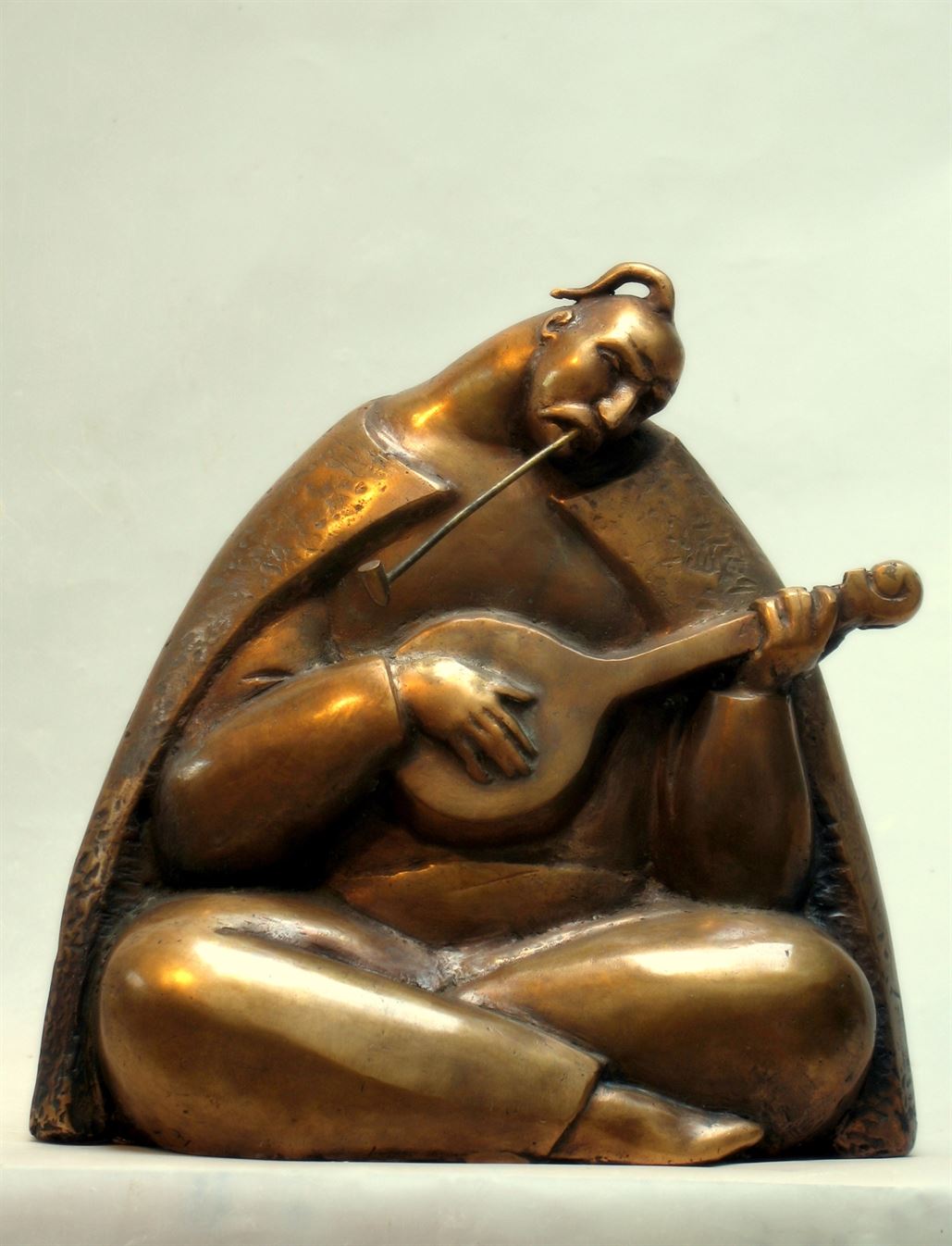 бронзовая скульптура козак мамай