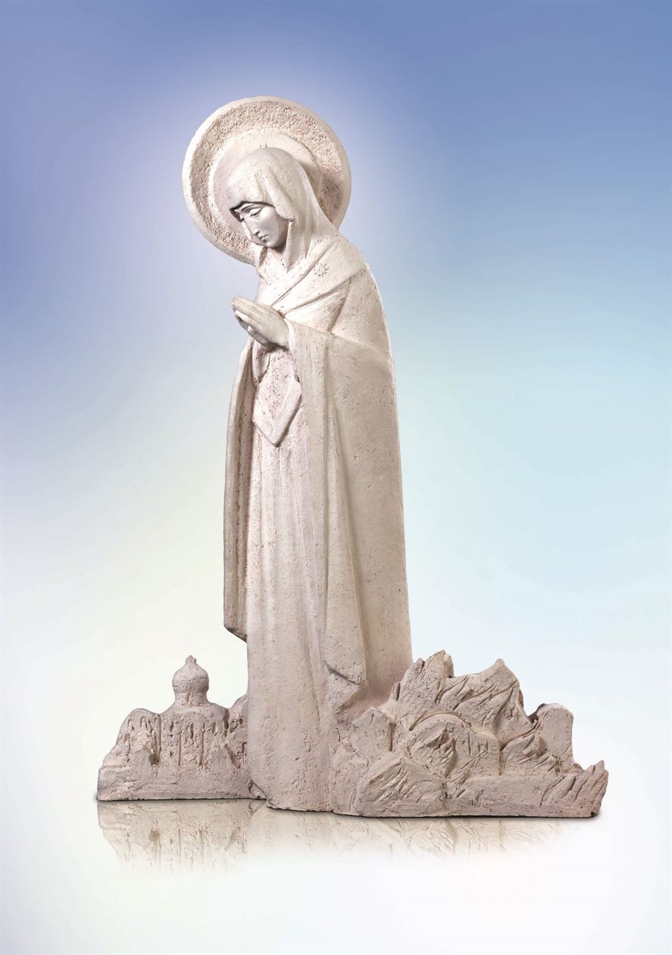 скульптура молящаяся богородица