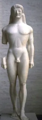 Скульптура мужчины в искусстве Античной Греции - apollo of tenea glyptothek munich 168 139x400