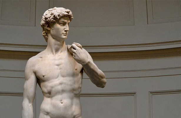 Sculpture David by Michelangelo Buonarroti: the Titan of the Renaissance. - 0100gshl 1d10 1