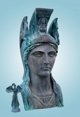 Афіна - богиня справедливої війни, 2022, бронза - afina  2  removebg preview 1 273x400