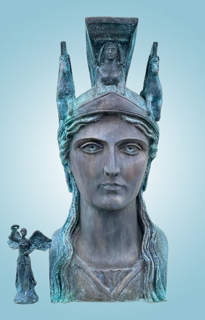Афіна - богиня справедливої війни, 2022, бронза - afina  3  removebg preview 2
