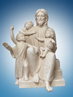 Christ with children. 2022. - hristos s detmi removebg preview 300x400